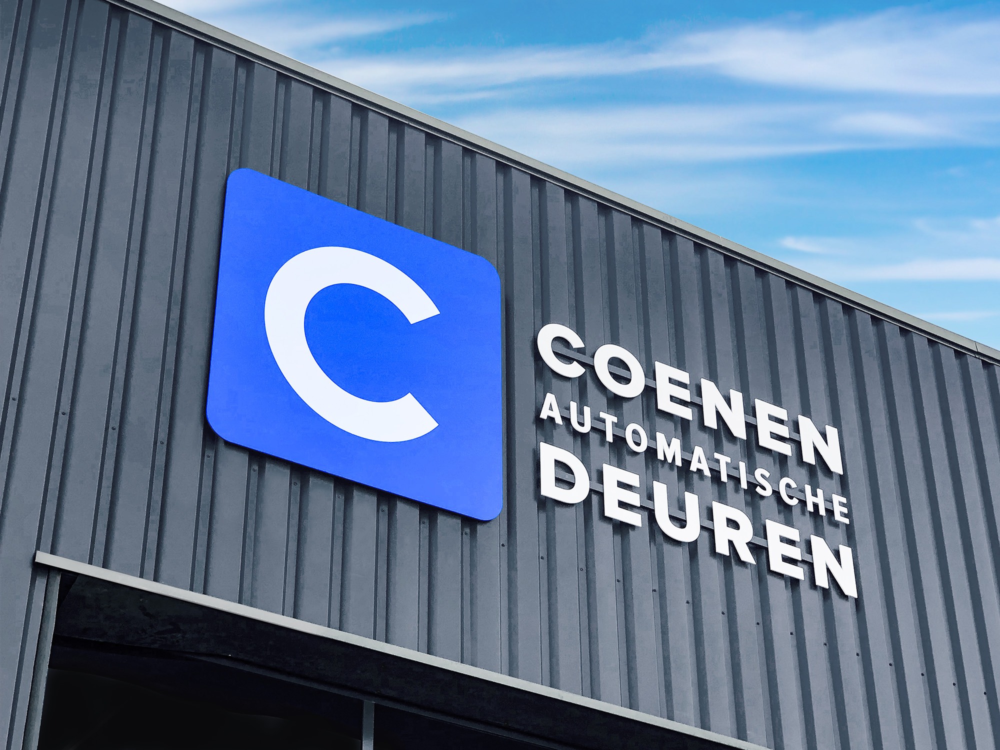 Coenen automatische deuren gevelreclame