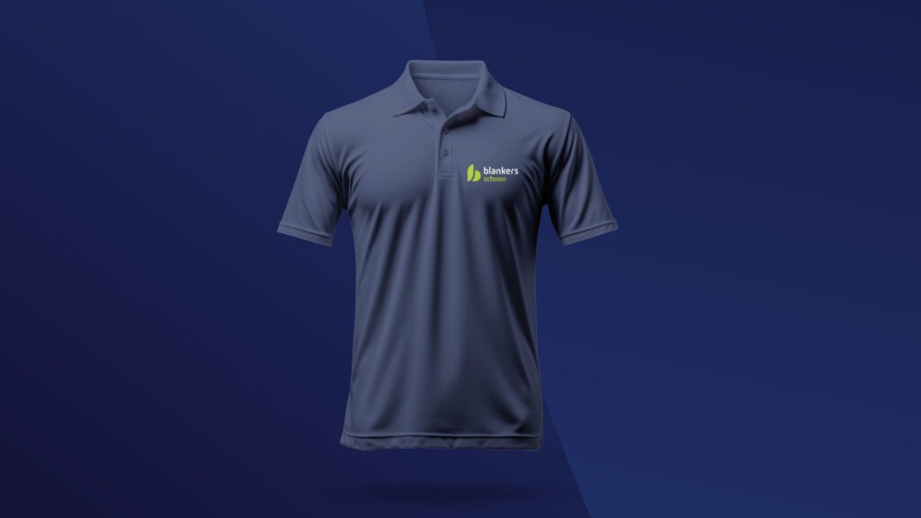 Blankers schoon polo shirt mockup