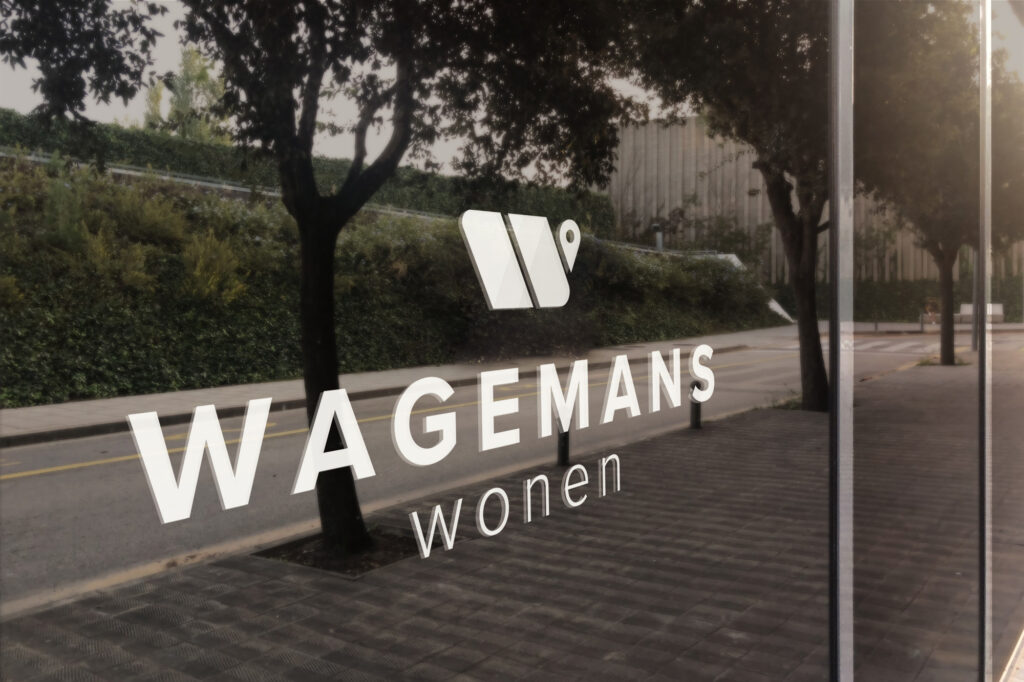 Wagemans Wonen logo mockup